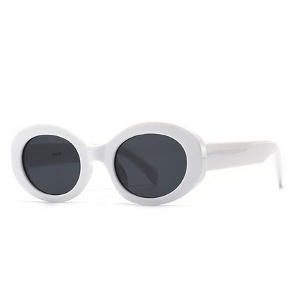 Fashion Oval Women Sunglasses Shades UV400 Brand Designer Men Retro Round Leopard Sun Glasses