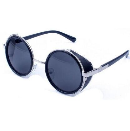 Retro Steampunk Sunglasses Round Designer