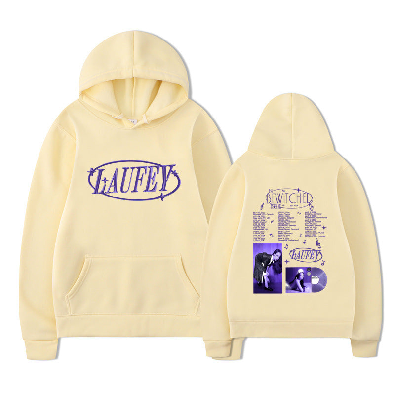 Laufey The Bewitched Tour Graphic Hoodie Male Fahsion Street
