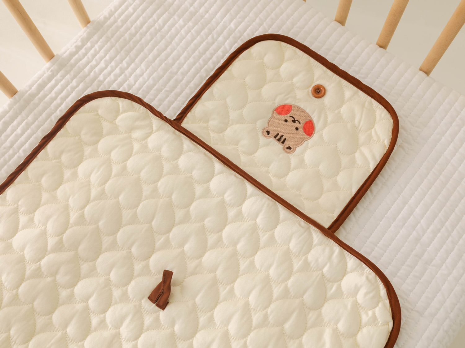 50*70CM Without Hood Baby Portable Diaper Pad Bag Multi-functional Cute Embroidery Changing Pad with Urine Protection