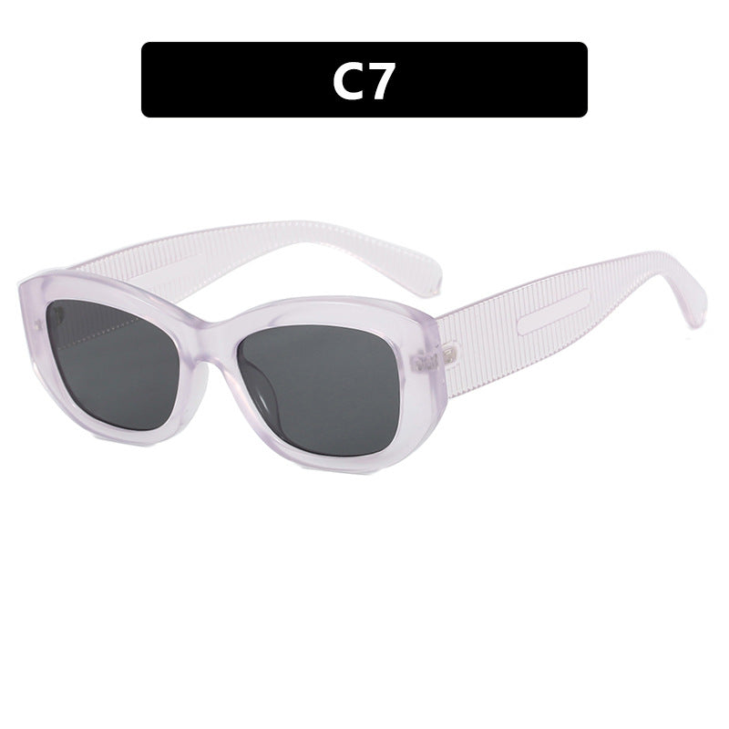 Internet celebrity retro small face sunglasses women&