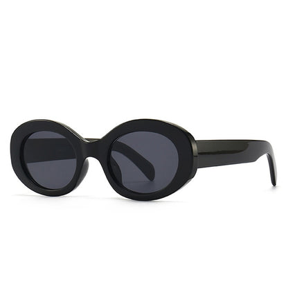 Fashion Oval Women Sunglasses Shades UV400 Brand Designer Men Retro Round Leopard Sun Glasses