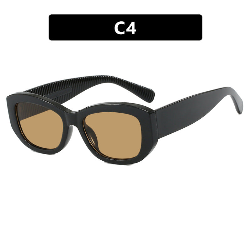 Internet celebrity retro small face sunglasses women&