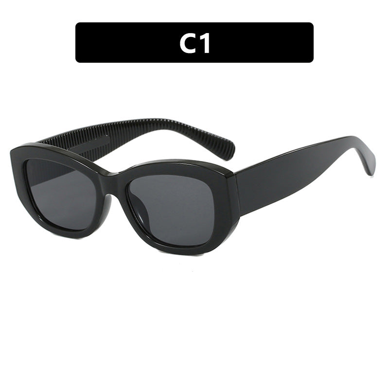 Internet celebrity retro small face sunglasses women&