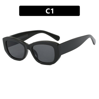 Internet celebrity retro small face sunglasses women&
