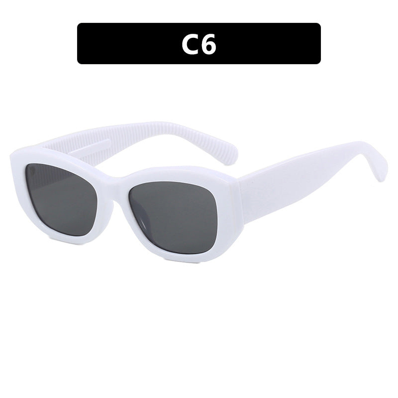 Internet celebrity retro small face sunglasses women&