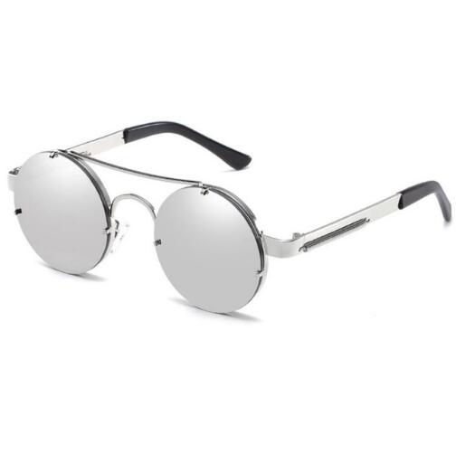 Retro Round Steampunk Sunglasses Women