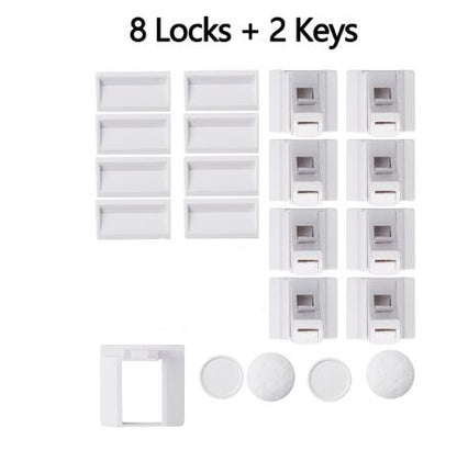 Magnetic Children Safety Lock Baby Cabinet Lock Children Protection Kids Drawer Locker Baby Security Cupboard Childproof Locks