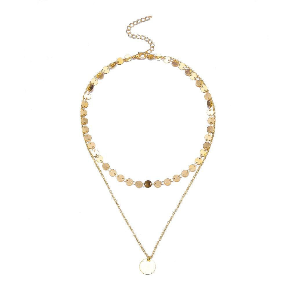 Fine Gold Chain Layered Necklace