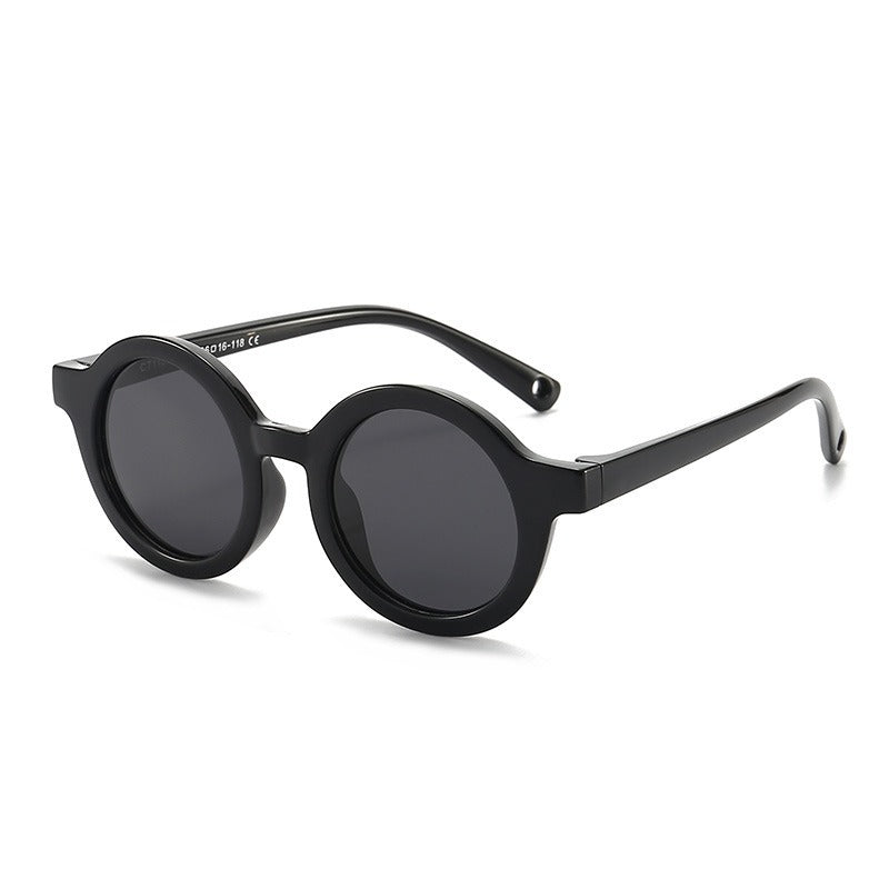 Silicone sunglasses for children aged 0-3, cute baby polarized outdoor sunglasses with UV protection