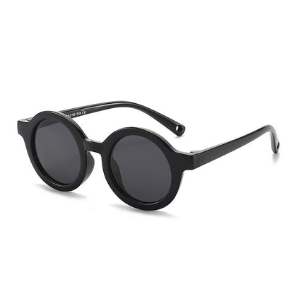 Silicone sunglasses for children aged 0-3, cute baby polarized outdoor sunglasses with UV protection
