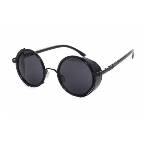 Retro Steampunk Sunglasses Round Designer