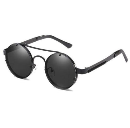Retro Round Steampunk Sunglasses Women